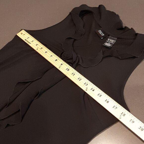 New York & Company Black Stretch Tank Blouse - Picture 9 of 9